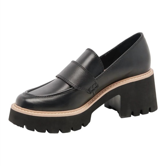 Dolce Vita Shoes - Dolce Vita Halona Loafers Black Leather